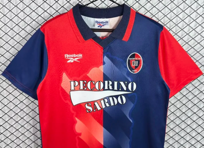 1996-1997 Cagliari Home Retro Soccer Jersey
