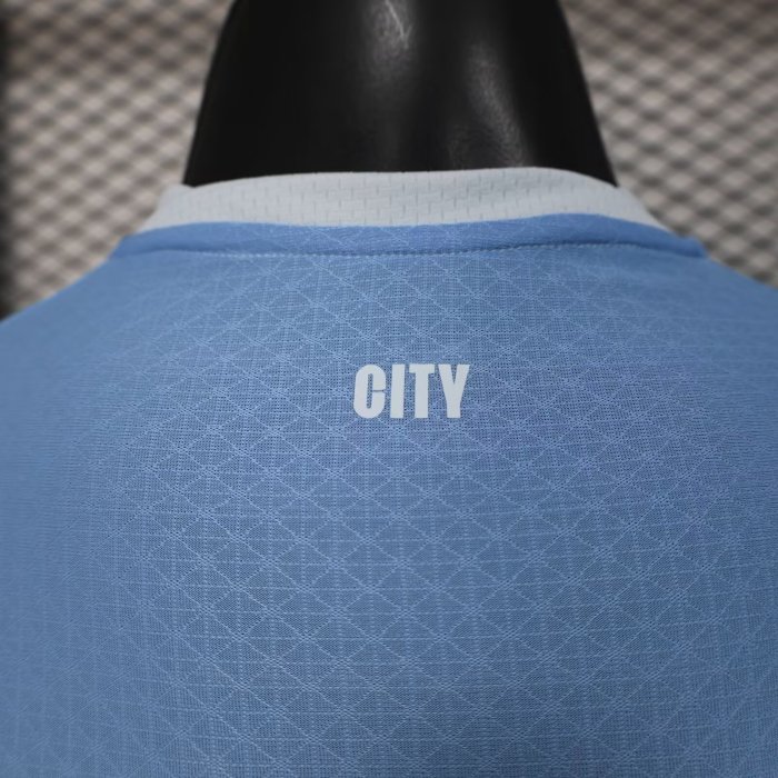 26-27 Man City Home Player Version Soccer Jersey