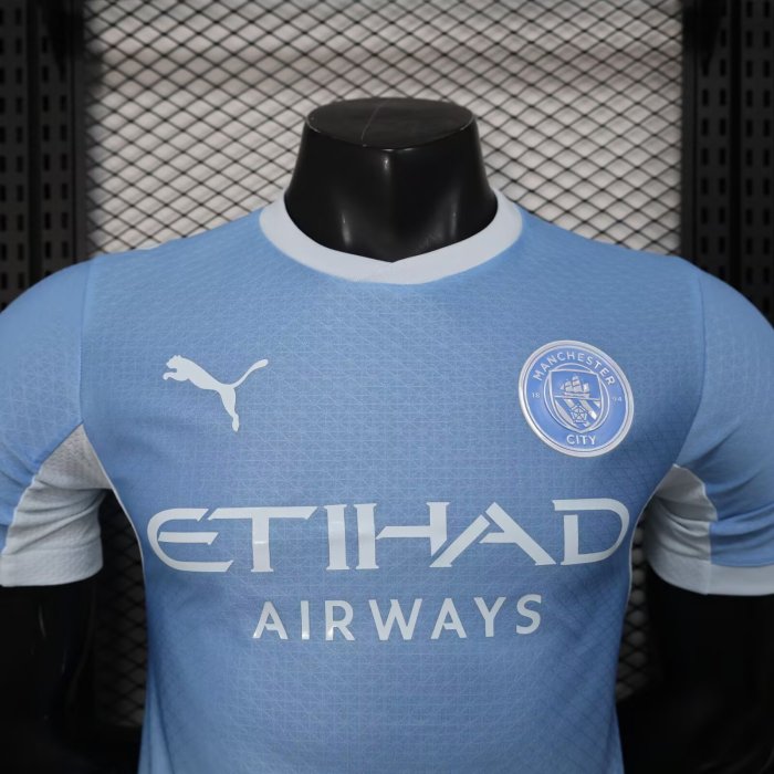 26-27 Man City Home Player Version Soccer Jersey