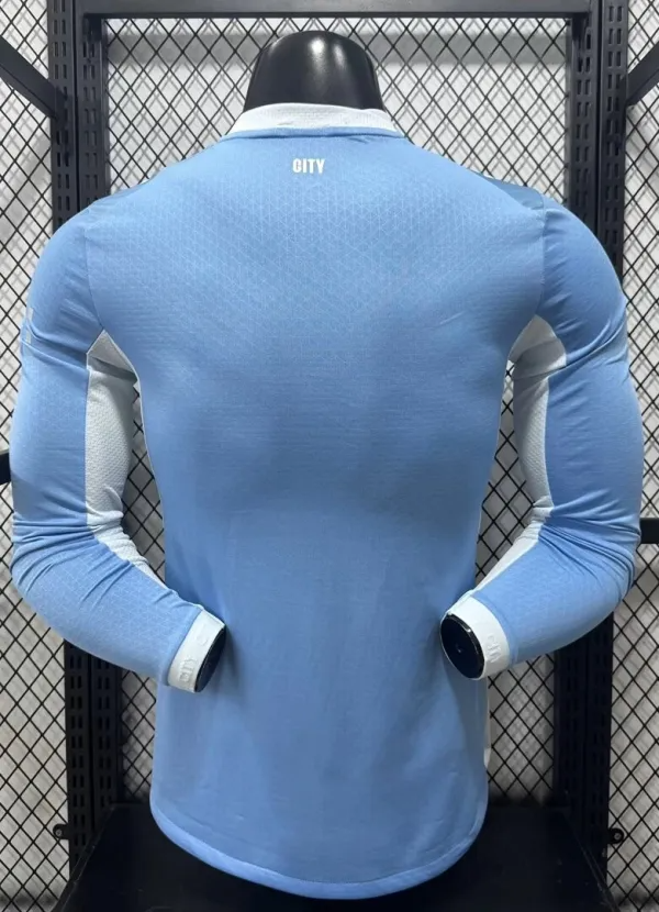 26-27 Man City Home Long Sleeve Player Version Soccer Jersey (长袖球员)