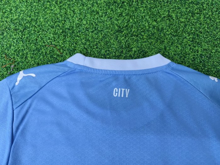 26-27 Man City Home Kids Player Version Soccer Jersey (球员童装)