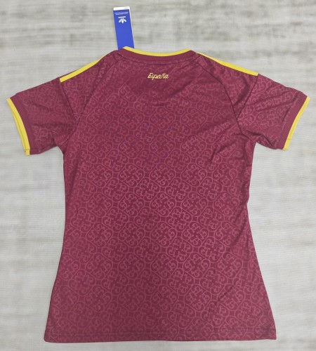 2026 Spain Third Leaked Edition Women Fans Soccer Jersey (女) (With 2 Star)*两颗星