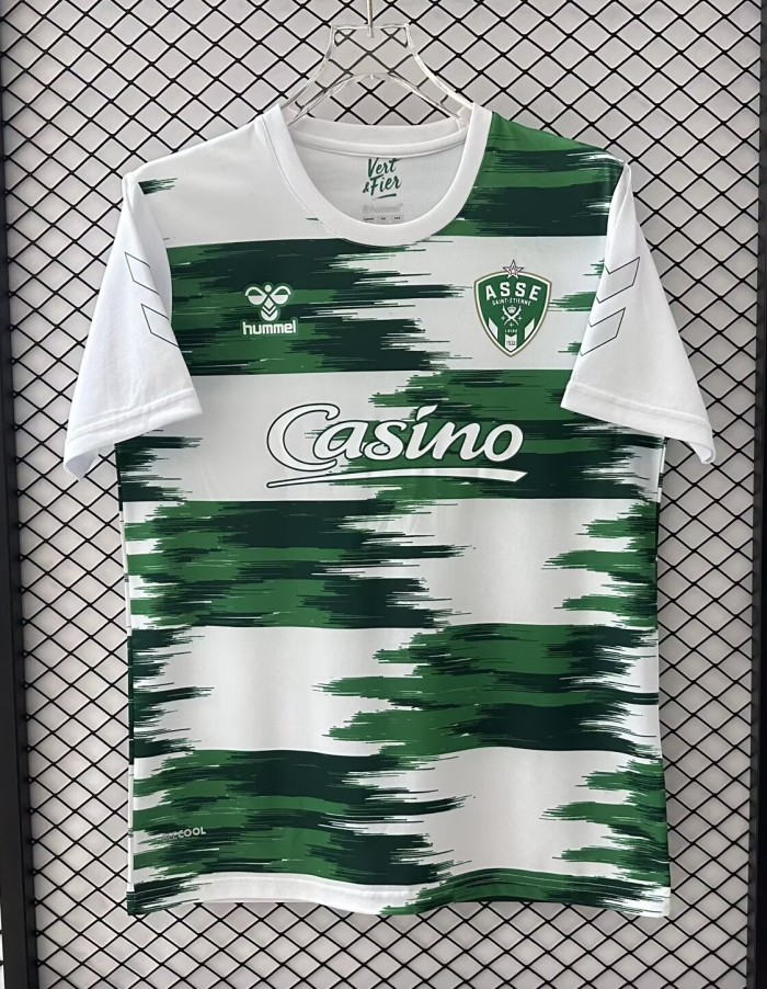 26-27 Saint Etienne Green White Special Edition Fans Soccer Jersey