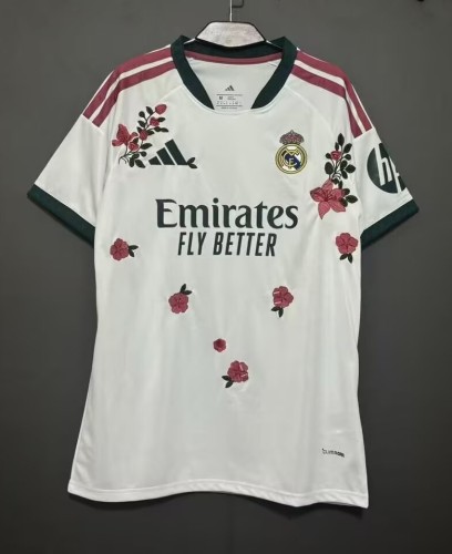 26-27 RMA Home Embroidered Version Fans Soccer Jersey