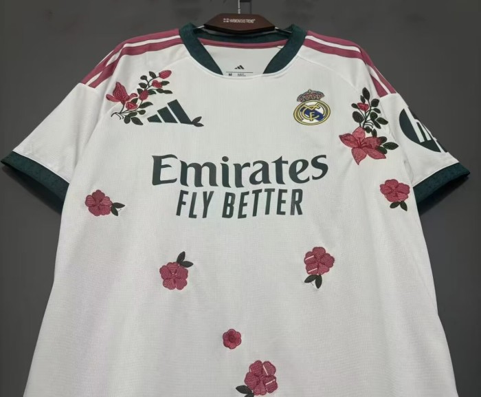 26-27 RMA Home Embroidered Version Fans Soccer Jersey