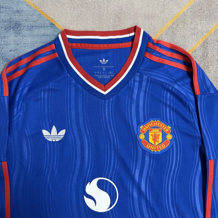 26-27 Man Utd Away Long Sleeve Fans Soccer Jersey (长袖)