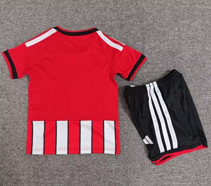 26-27 Sheffield United Home Kids Soccer Jersey