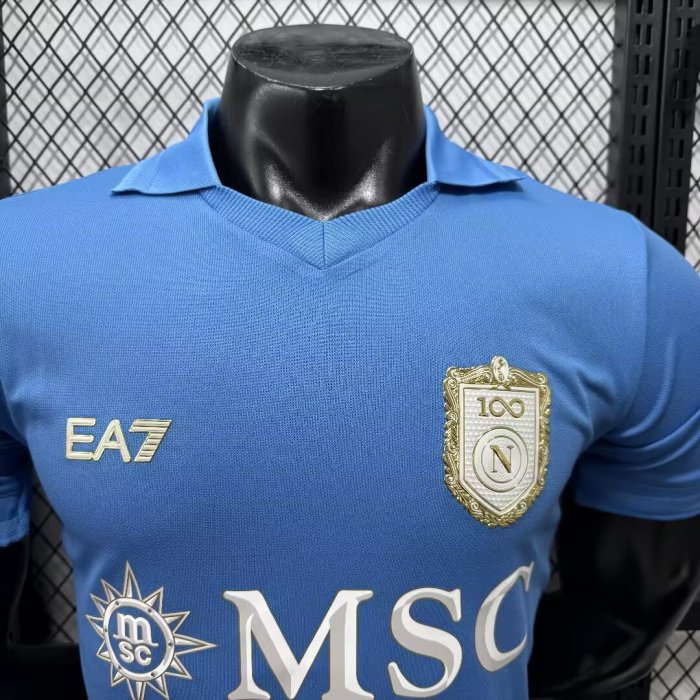26-27 Napoli Home Player Version Soccer Jersey