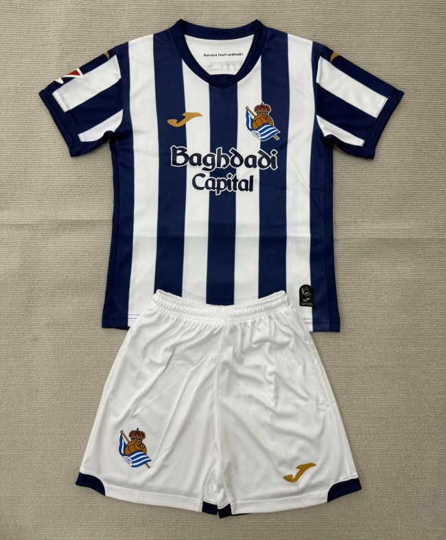 26-27 Real Sociedad Home Adult Suit
