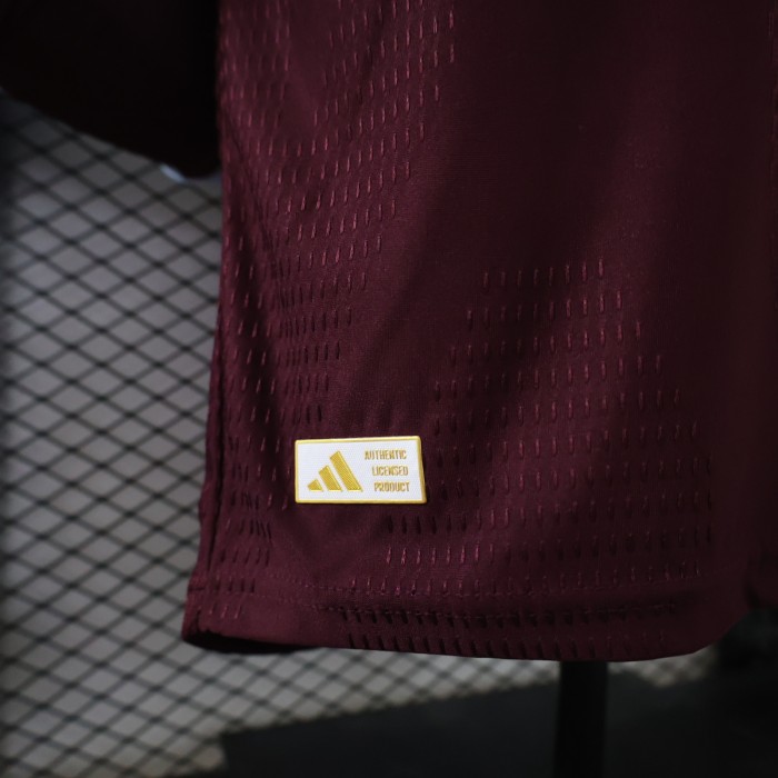 26-27 Aston Villa Home Long Sleeve Player Version Soccer Jersey*长袖球员