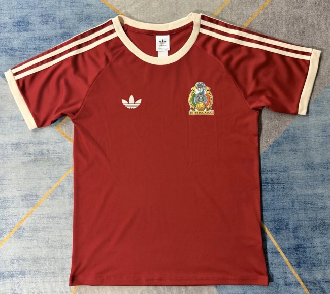 26-27 Mexico Retro Version Fans Soccer Jersey