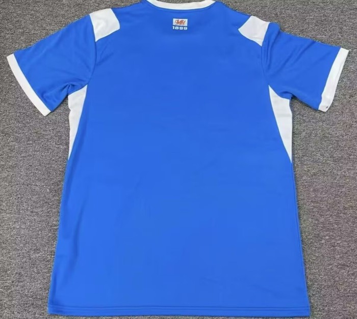 26-27 Cardiff City Home Fans Soccer Jersey