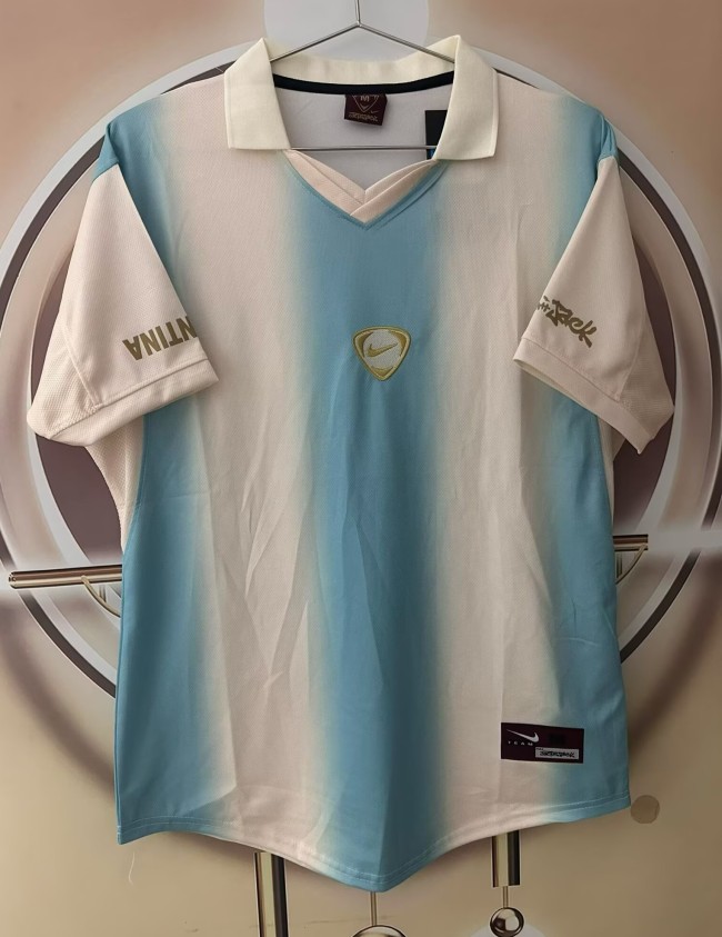 26-27 Argentina Retro Version Fans Soccer Jersey