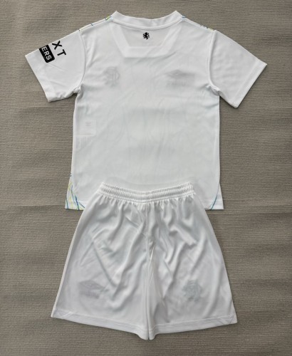 26-27 Rangers White GoalKeeper Kids Soccer Jersey