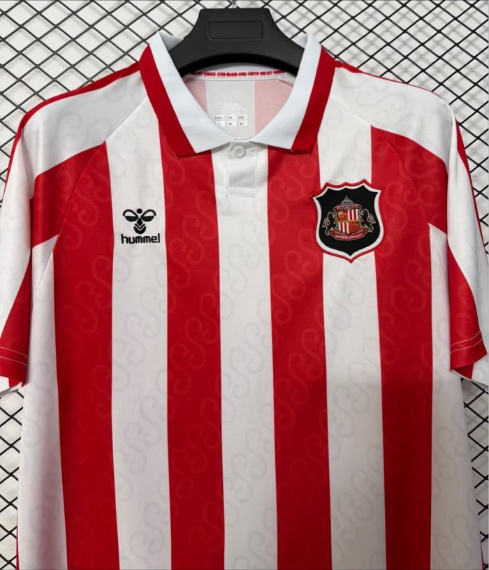 26-27 Sunderland Home Fans Soccer Jersey