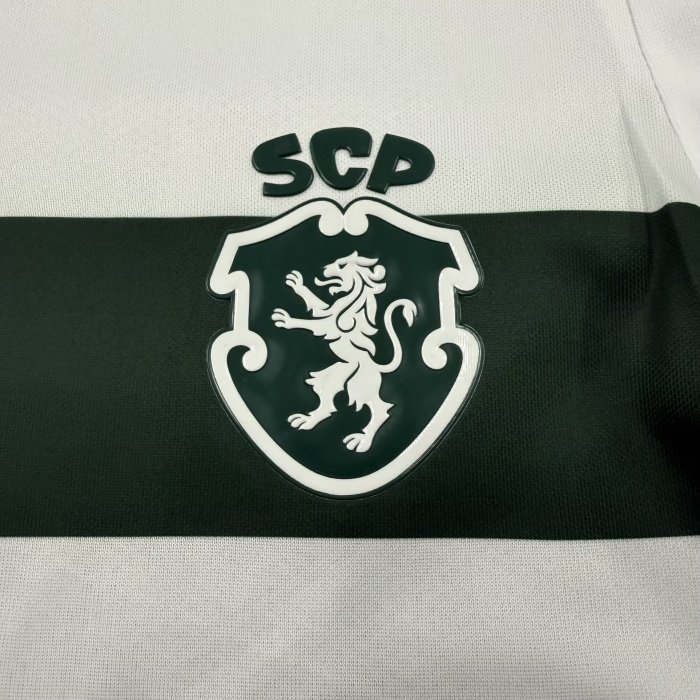 26-27 Sporting Lisbon Home Kids Soccer Jersey