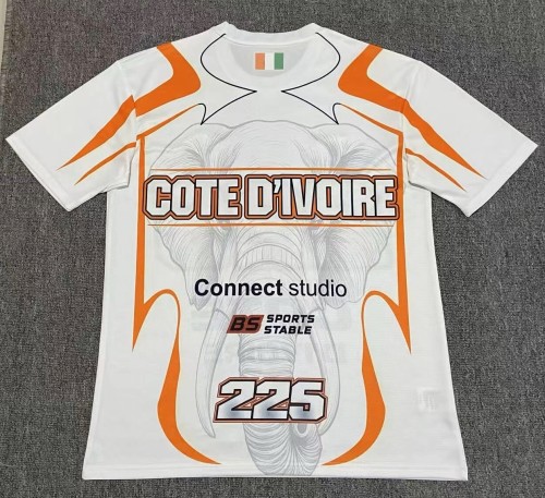26-27 Cote d'Ivoire White Special Edition Fans Soccer Jersey