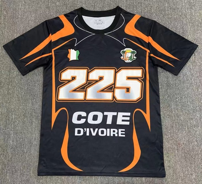 26-27 Cote d'Ivoire Black Special Edition Fans Soccer Jersey