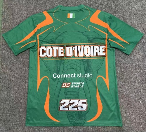 26-27 Cote d'Ivoire Green Special Edition Fans Soccer Jersey