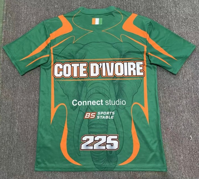 26-27 Cote d'Ivoire Green Special Edition Fans Soccer Jersey