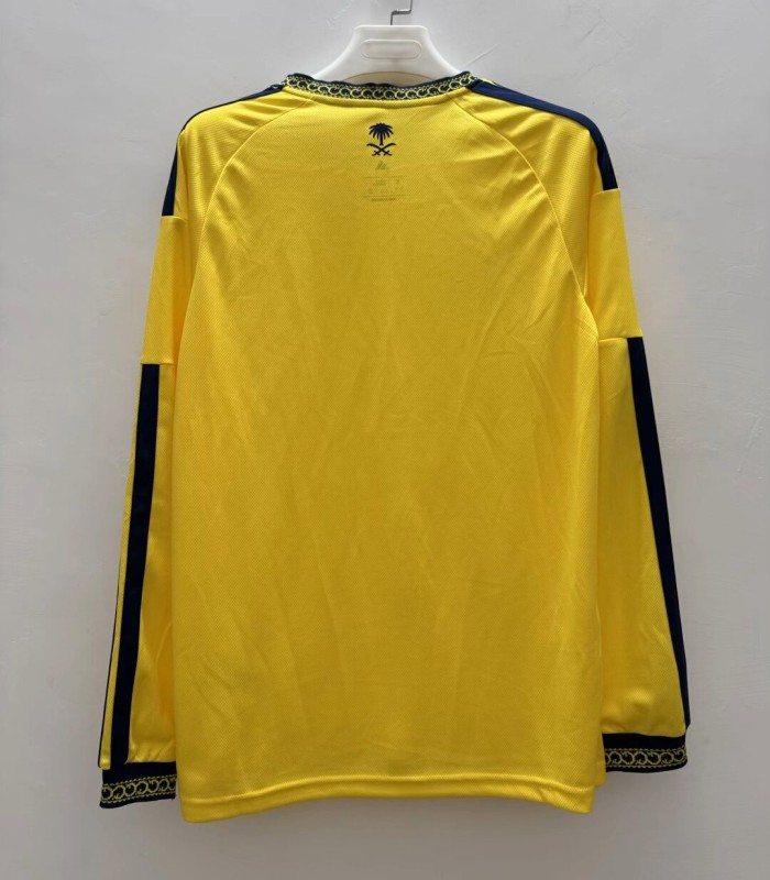 26-27 AL-Nassr Home Long Sleeve Fans Soccer Jersey (长袖)