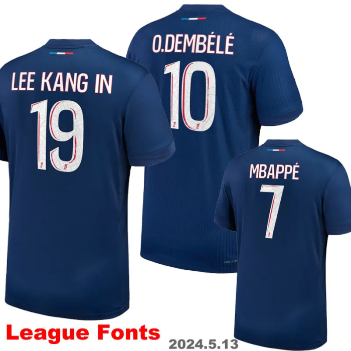 24-25 PSG Home Player Version Soccer Jersey