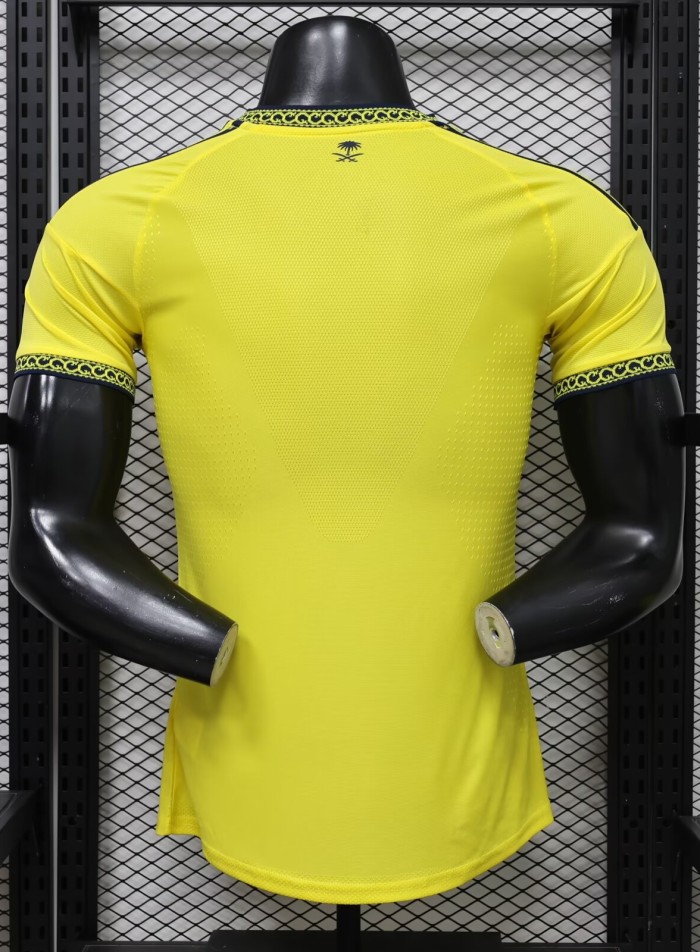 26-27 AL-Nassr Home Player Version Soccer Jersey*带广告
