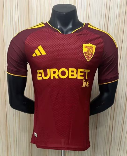 26-27 Roma Home Player Version Soccer Jersey