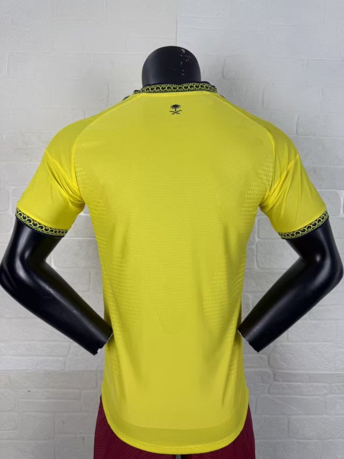 26-27 AL-Nassr Home Player Version Soccer Jersey*带广告