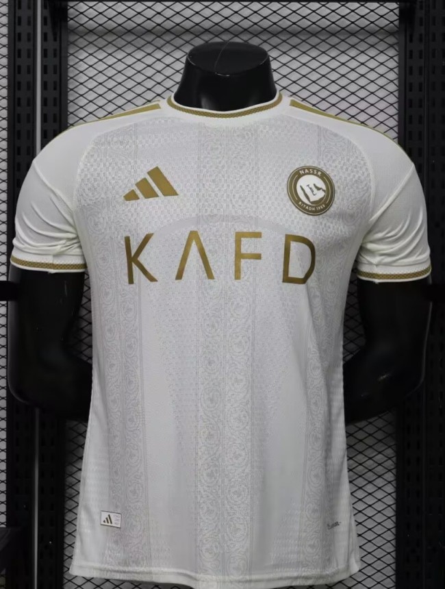 26-27 AL-Nassr Away Player Version Soccer Jersey*带广告