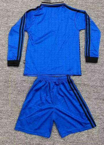 1994 Argentina Away Long sleeves Retro Kids Soccer Jersey