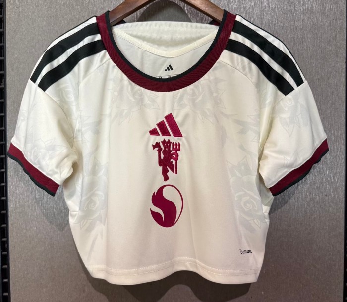 26-27 Man Utd Third Women Cheerleading Short-sleeved (女)