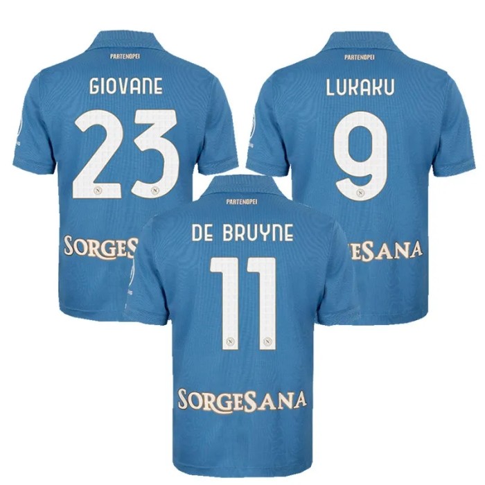 26-27 Napoli Home Player Version Soccer Jersey