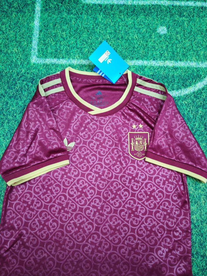 2026 World Cup Spain Third Kids Soccer Jersey (With 2 Star)*两颗星