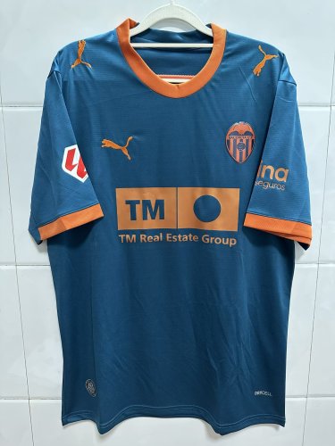 26-27 Valencia Away Fans Soccer Jersey