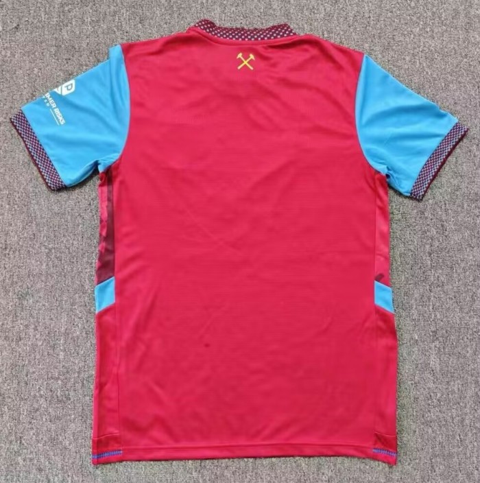 26-27 West Ham Home Fans Soccer Jersey
