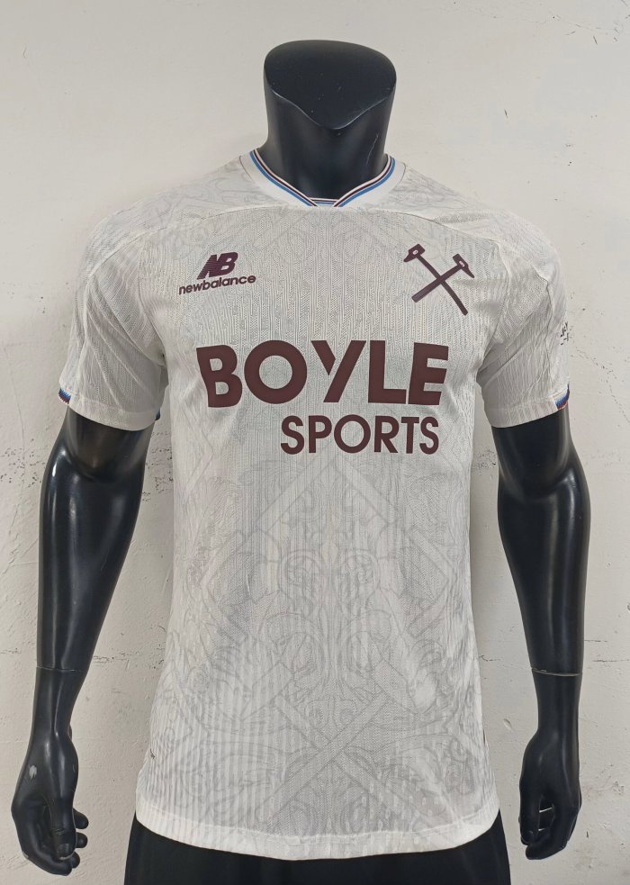 26-27 West Ham Away Player Version Soccer Jersey