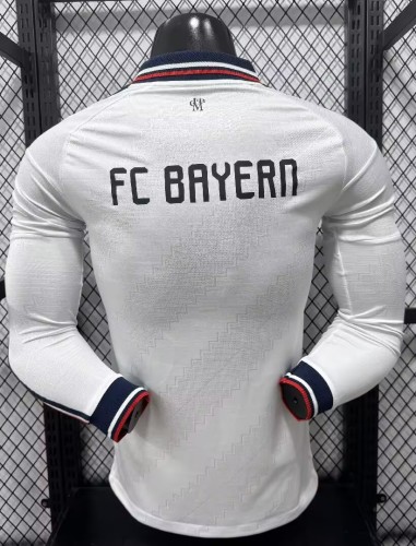 26-27 Bayern Away Long Sleeve Player Version Soccer Jersey (长袖球员)