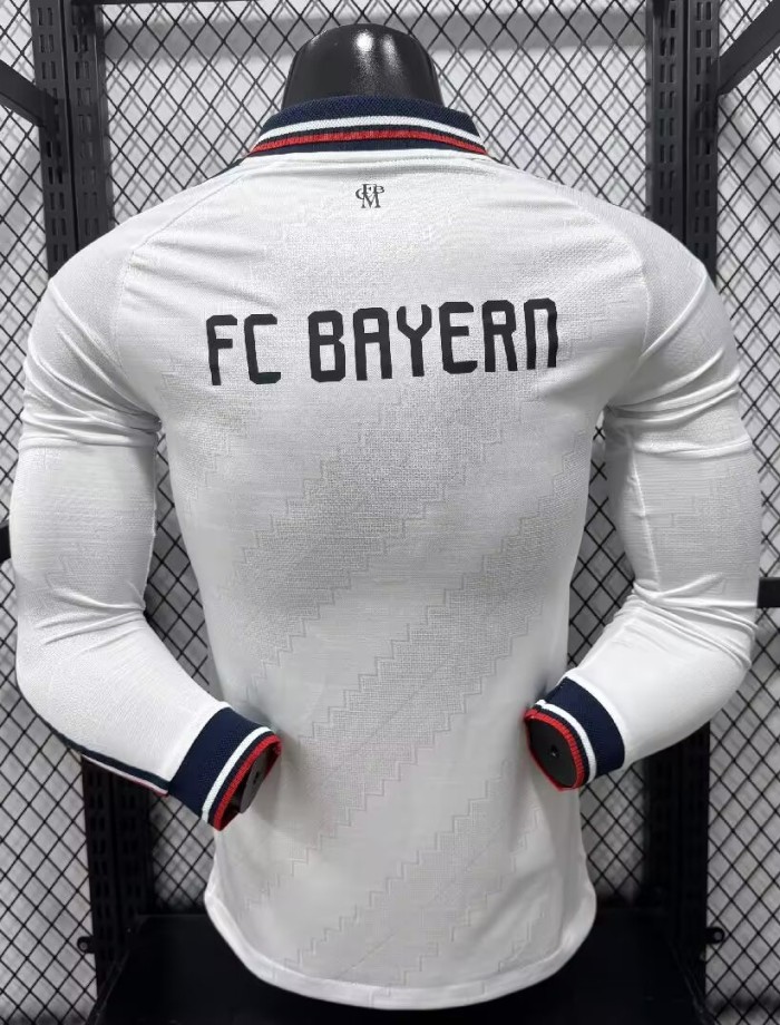 26-27 Bayern Away Long Sleeve Player Version Soccer Jersey (长袖球员)