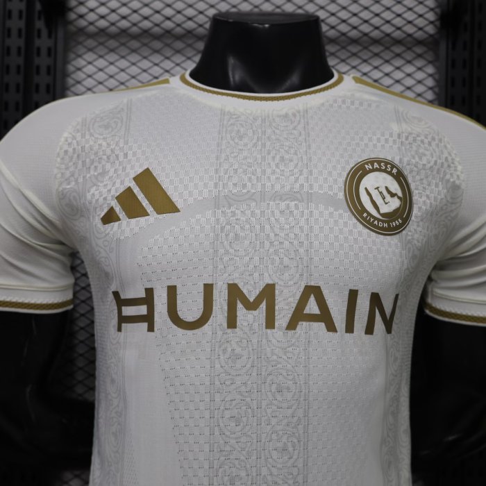 26-27 AL-Nassr Away Player Version Soccer Jersey*带广告