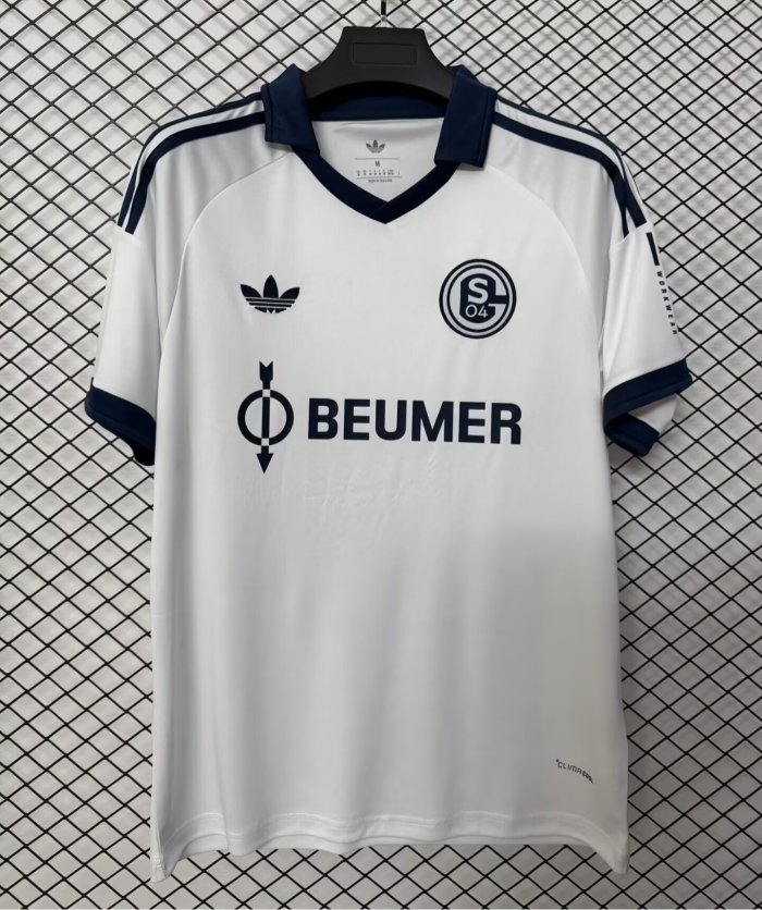 26-27 Schalke 04 Away Fans Soccer Jersey