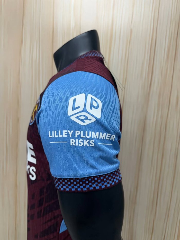 26-27 West Ham Home Player Version Soccer Jersey