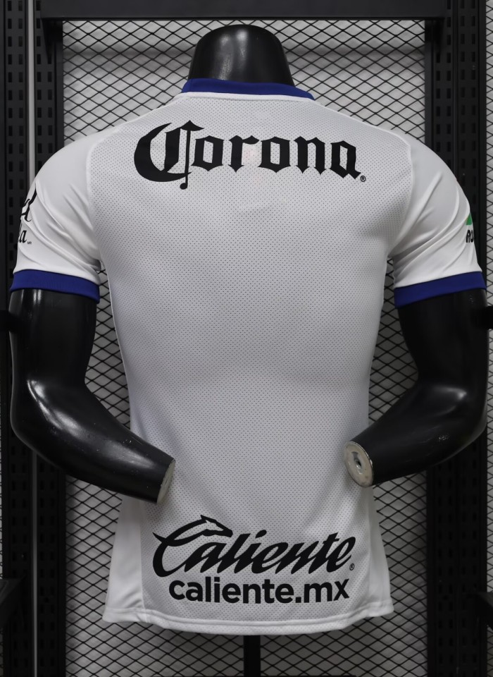 26-27 Toluca White Special Edition Player Version Soccer Jersey