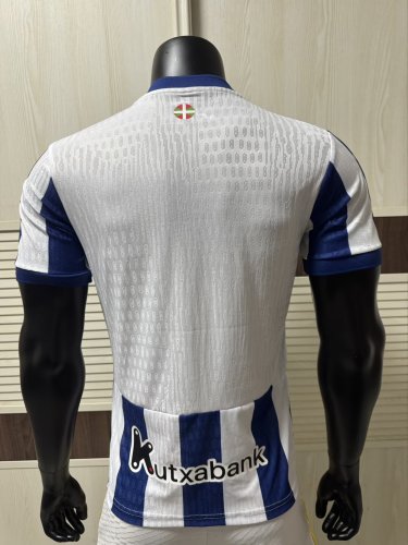 26-27 Real Sociedad Home Player Version Soccer Jersey