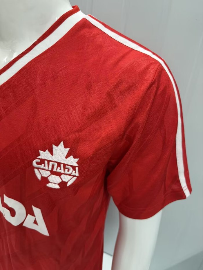 1986 Canada Away Retro Fans Soccer Jersey