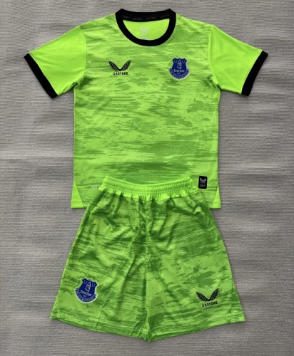 26-27 EVE Green GoalKeeper Kids Soccer Jersey