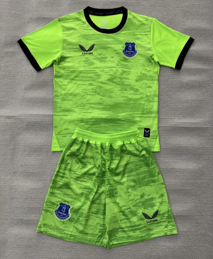 26-27 EVE Green GoalKeeper Kids Soccer Jersey