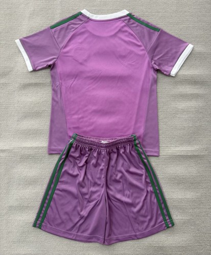 26-27 Celtic Purple Goalkeeper Kids Soccer Jersey