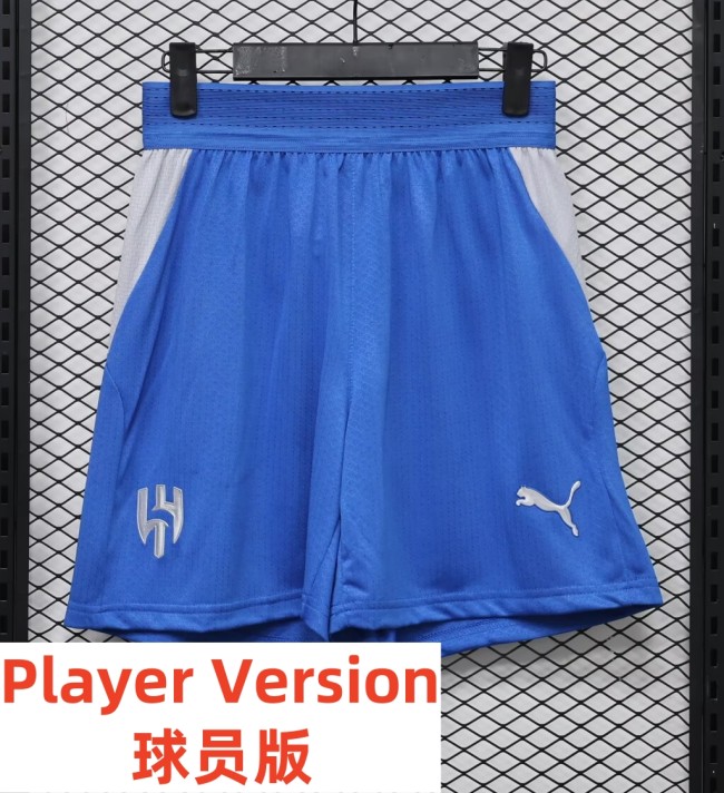 26-27 Al-Hilal Home Player Version Shorts Pants(球员短裤)