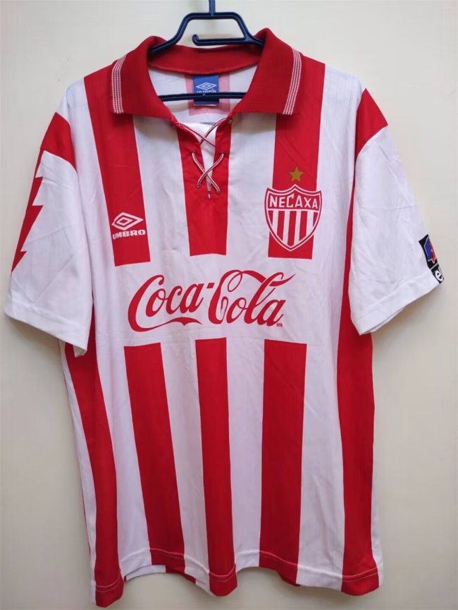 1995-1996 Necaxa Home Retro Soccer Jersey(With 2 Star)*两颗星